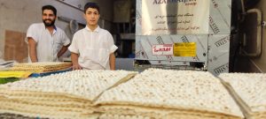دستگاه تمام اتوماتیک ایرانی پخت نان لواش گروه صنعتی آذربایجان افخمی